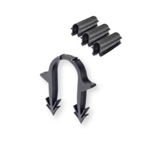 Grapas 40 mm placa lisa - tubos 16 - 20 (300 uds/caja)